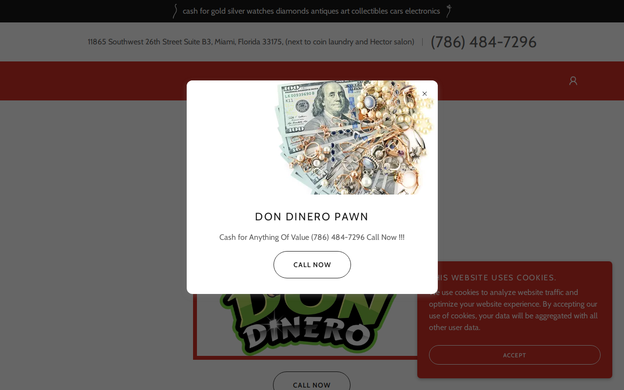 Don Dinero Pawn website preview