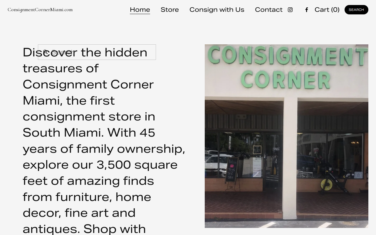 Consignment Corner Miami website preview