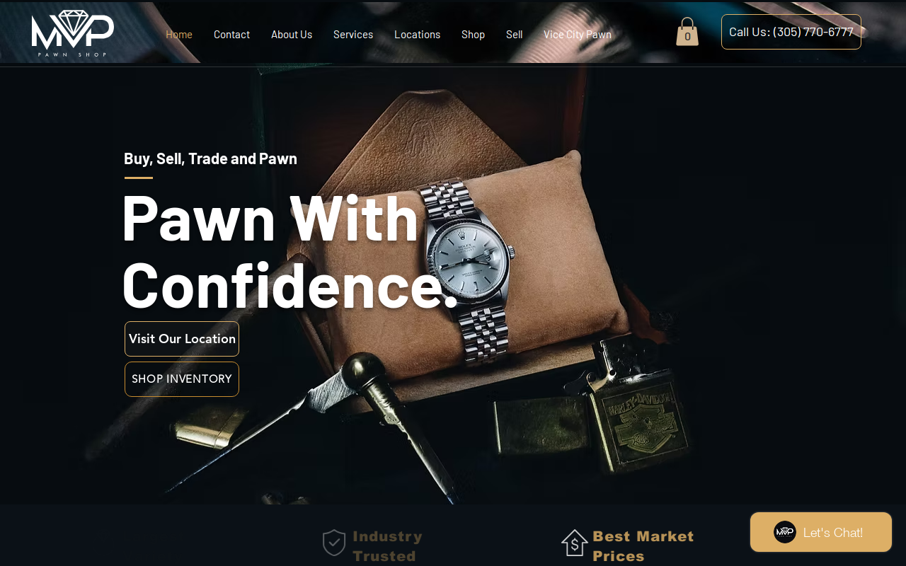 Mvp Jewelry & Pawn Shop website preview