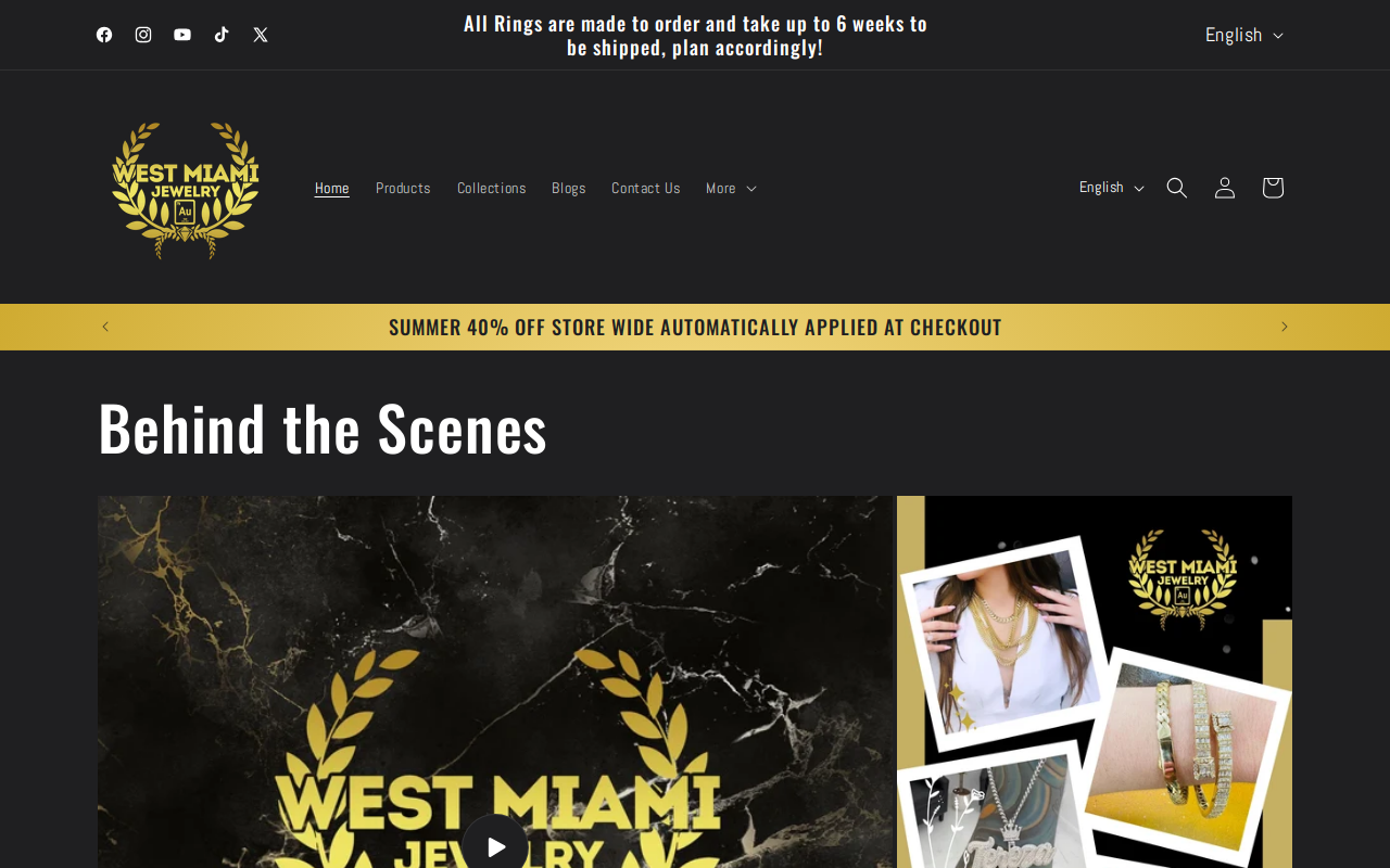 West Miami Jewelry & Pawn website preview