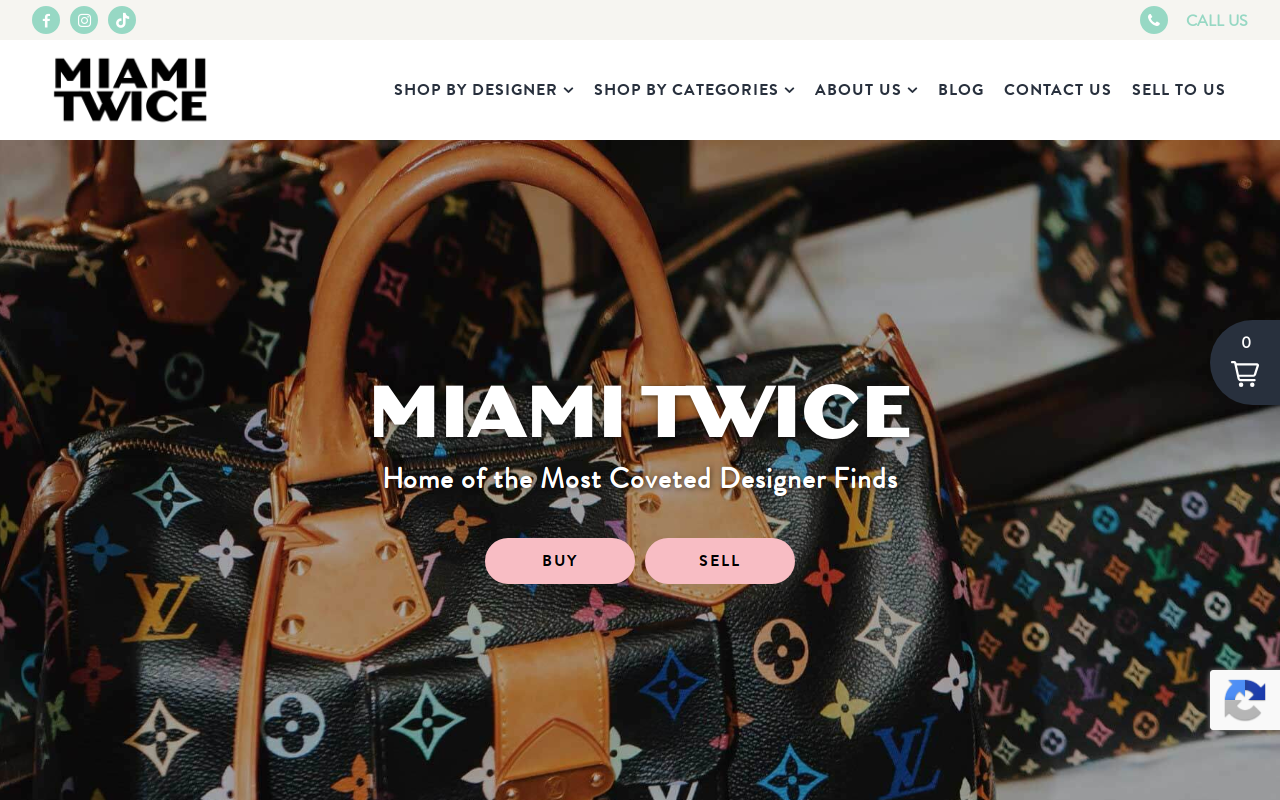 Miami Twice website preview