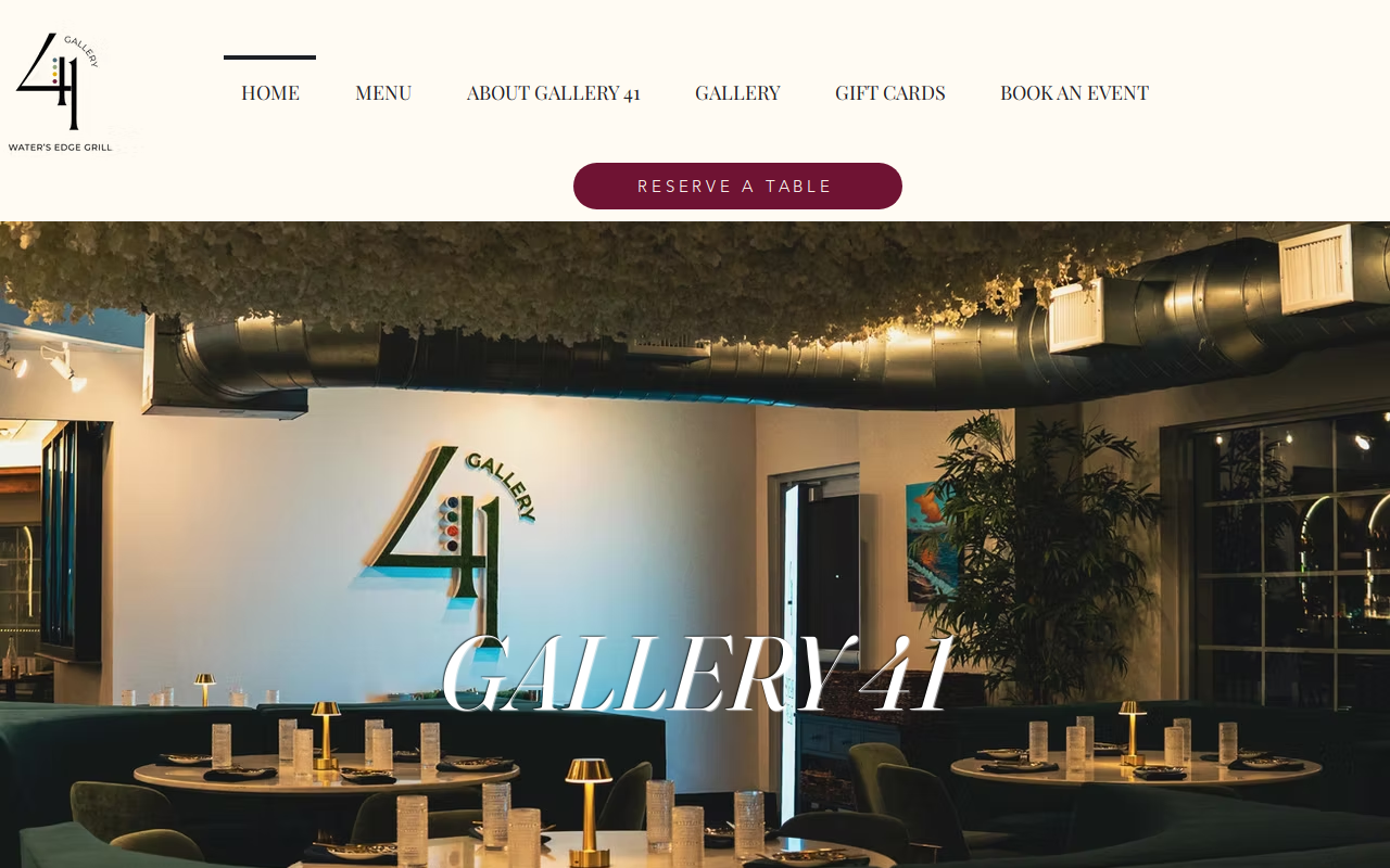 Gallery 41 Consignment website preview