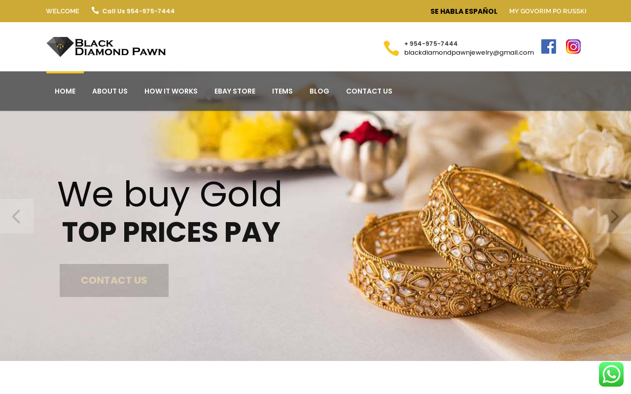 Black Diamond Pawn Shop website preview