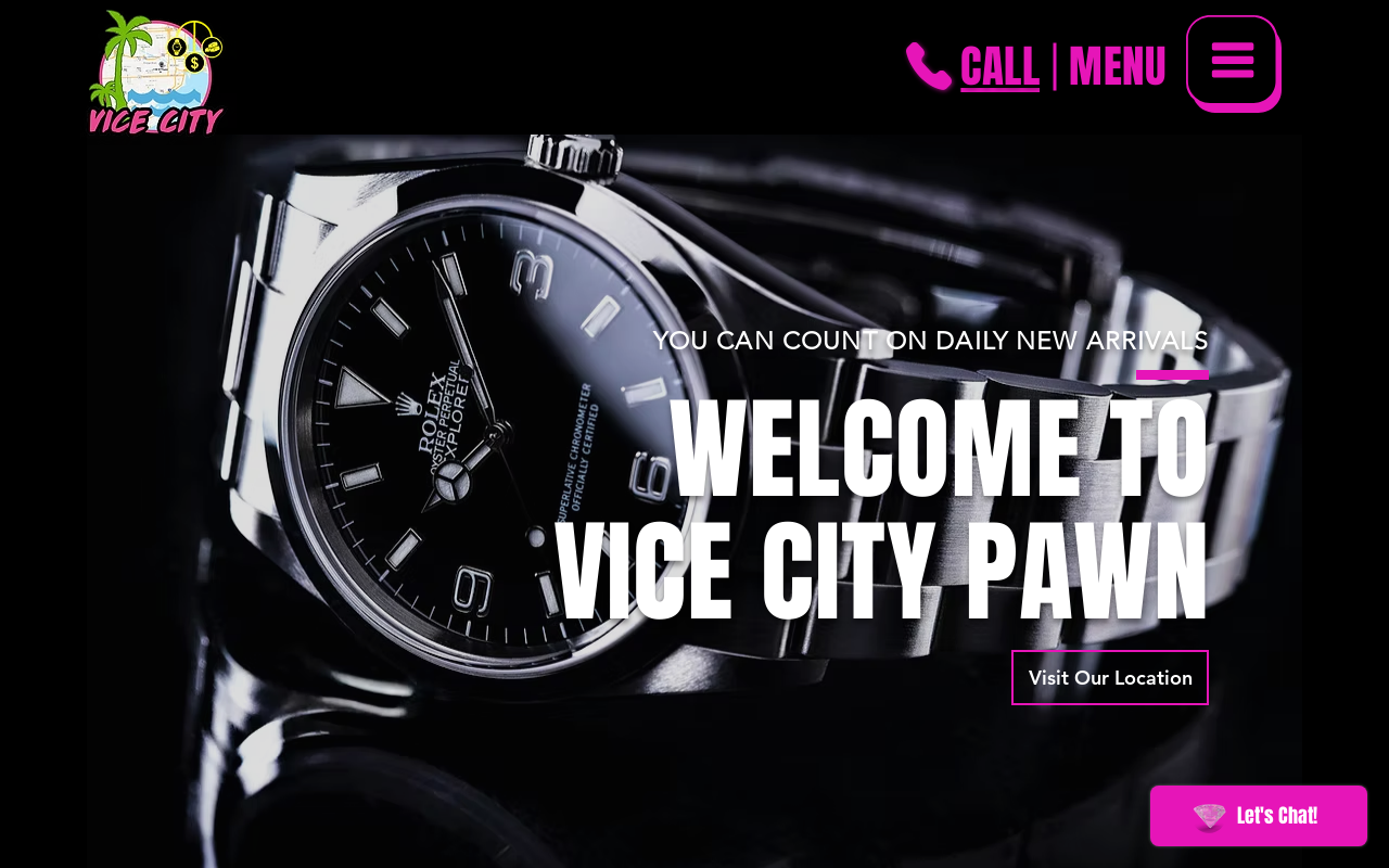 Vice city pawn website preview