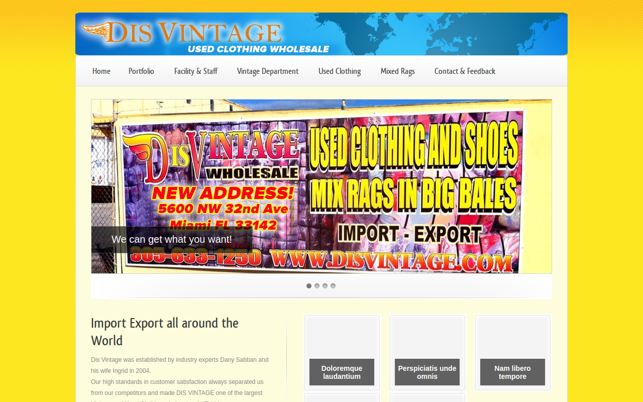 Disvintage website preview