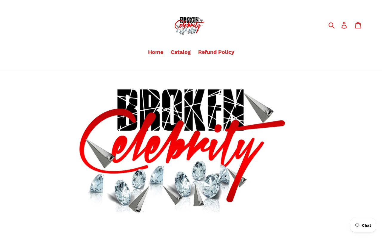 Broken Celebrity Iwear & Assessors website preview