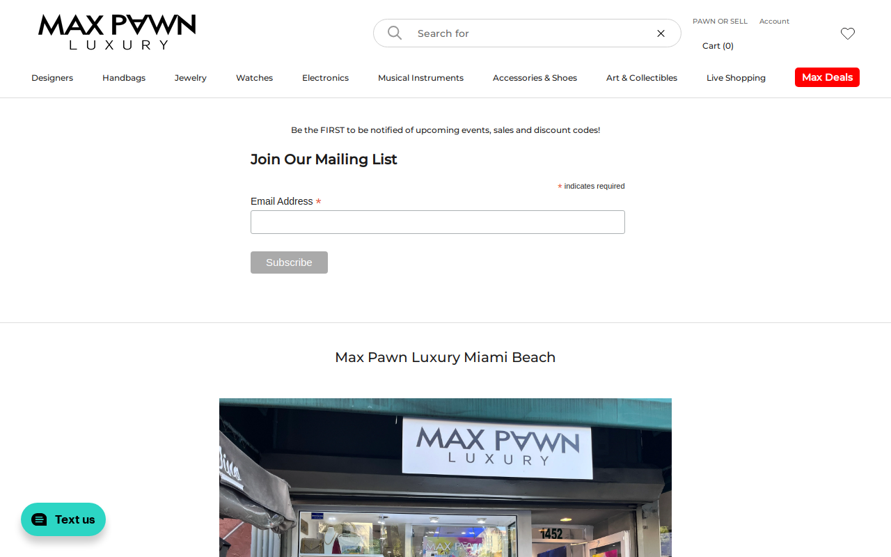 Costa De Oro Jewelry & Pawn website preview
