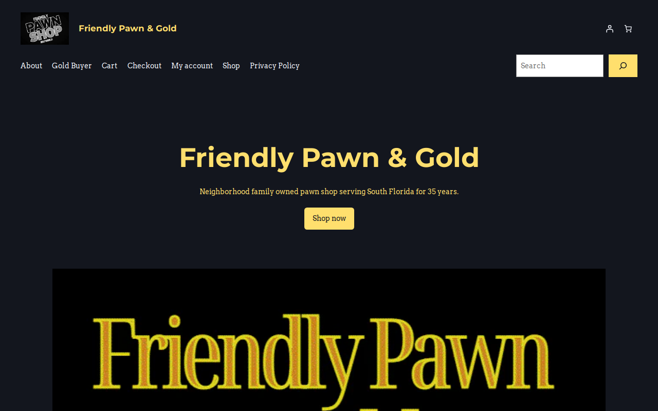Jerry's Pawn & Jewelry website preview