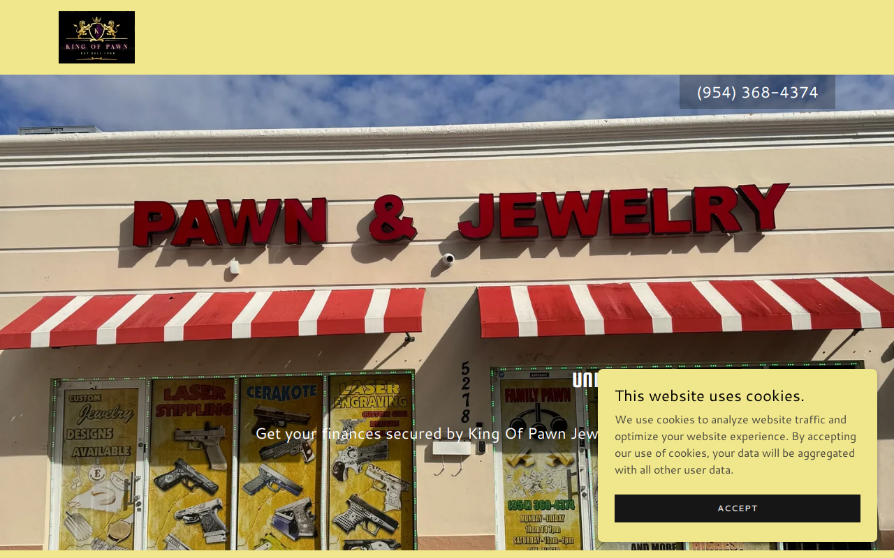 King Of Pawn Jewelry & Guns website preview