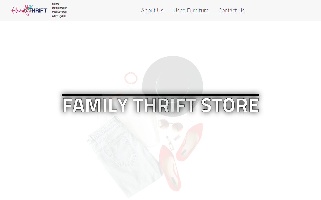 Family Thrift Store Margate website preview