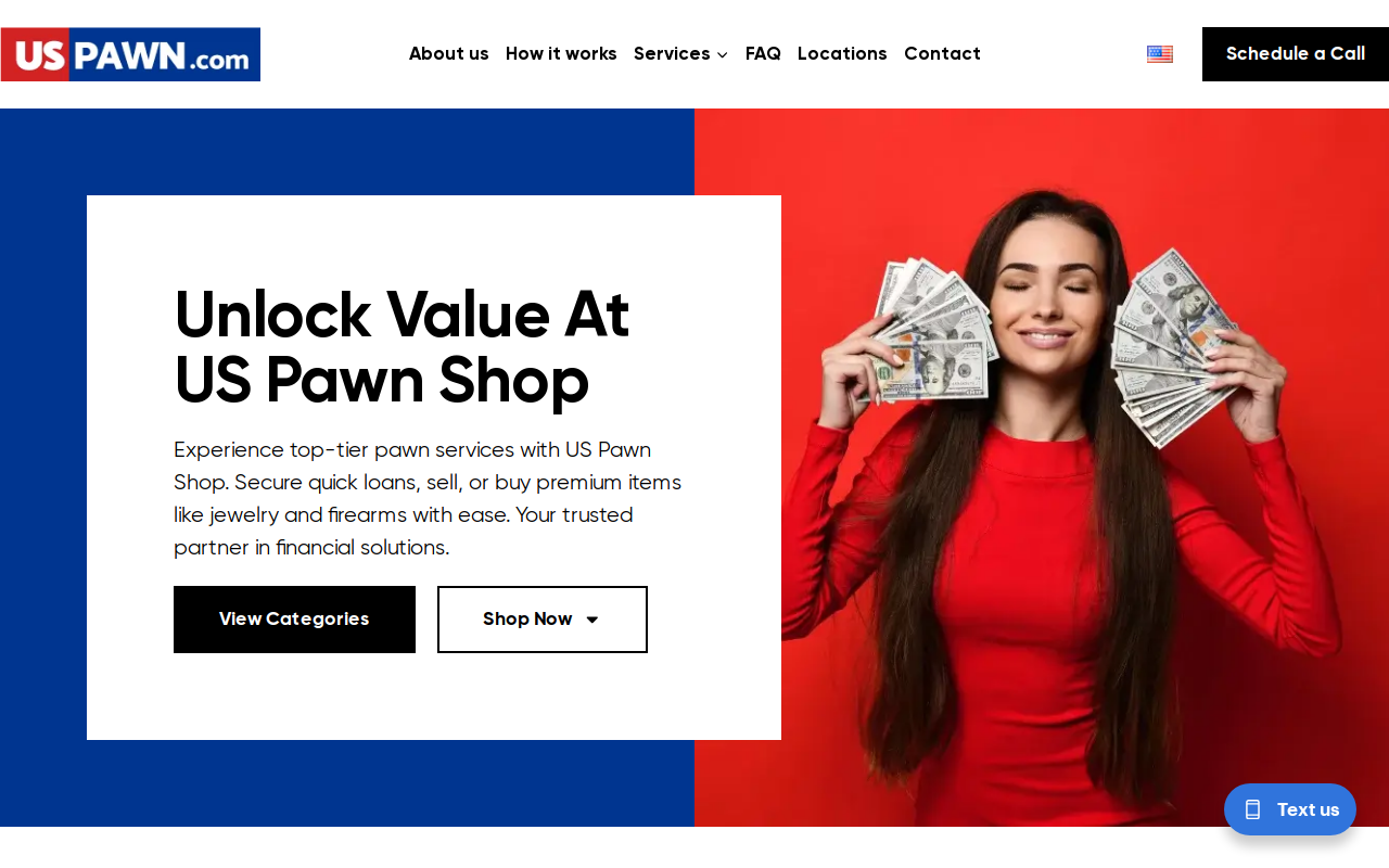Us Pawn Jewelry Fort Lauderdale website preview