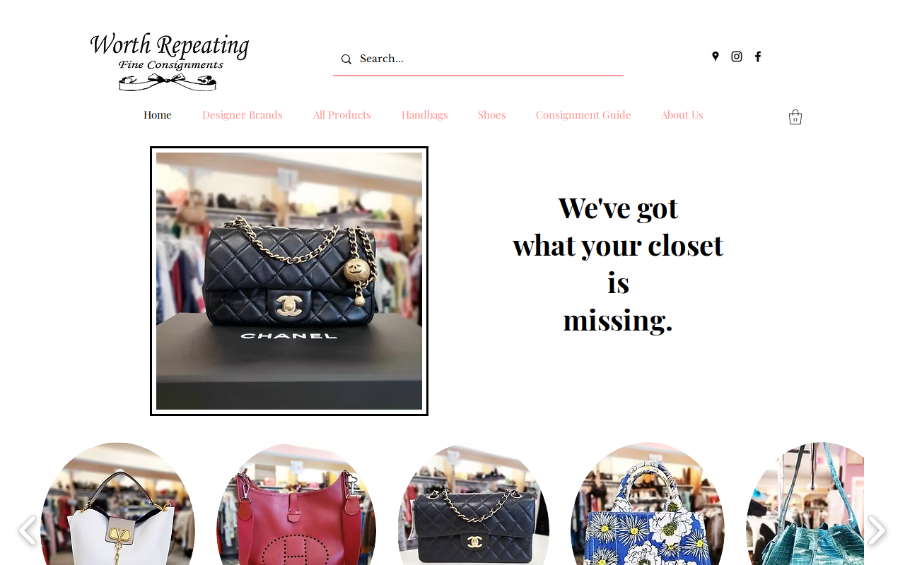 Worth Repeating website preview