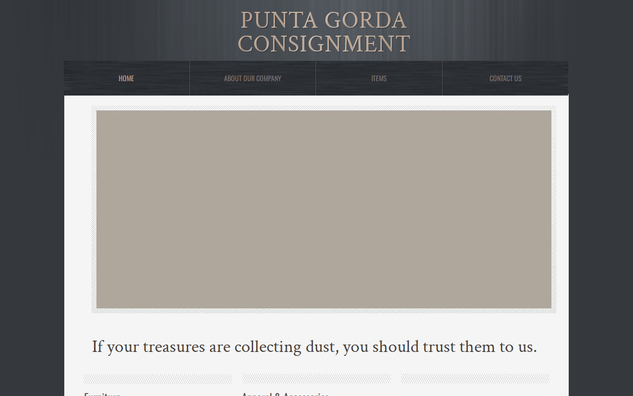 Punta Gorda Consignment website preview