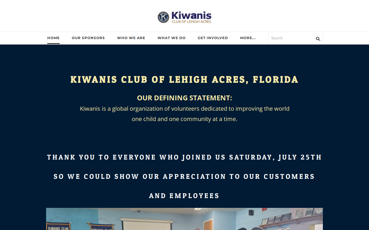 Lehigh Acres Kiwanis Thrift Store website preview