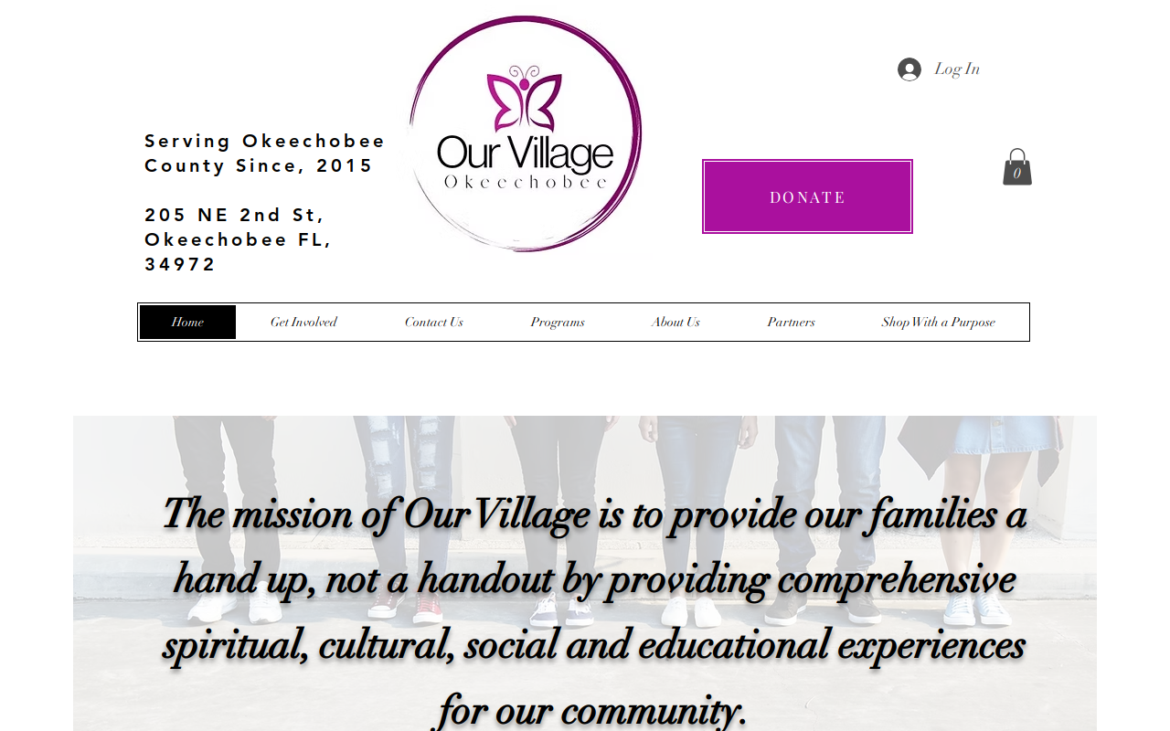 Joani's Exchange at Our Village Okeechobee website preview