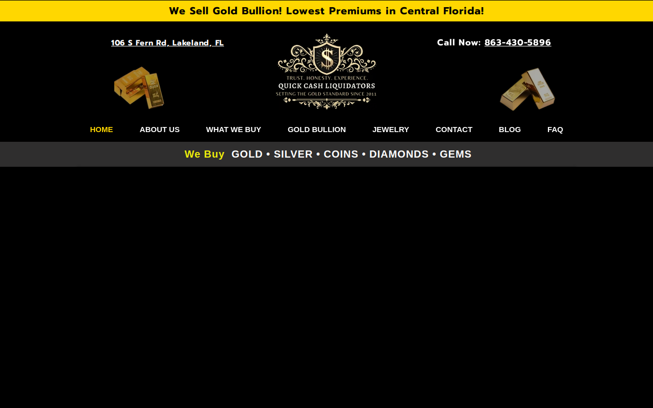 Quick Cash Liquidators website preview
