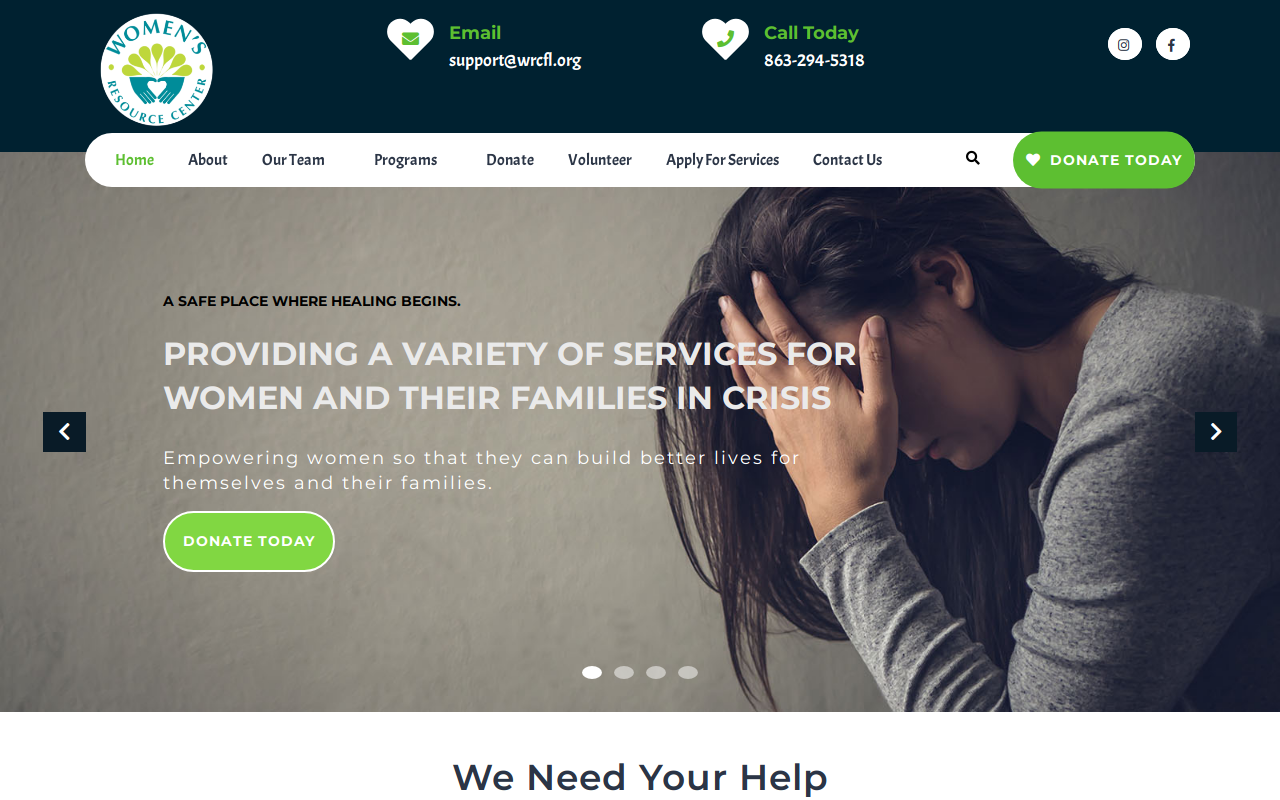 WRC’s Cheep Boutique Thrift Shop website preview