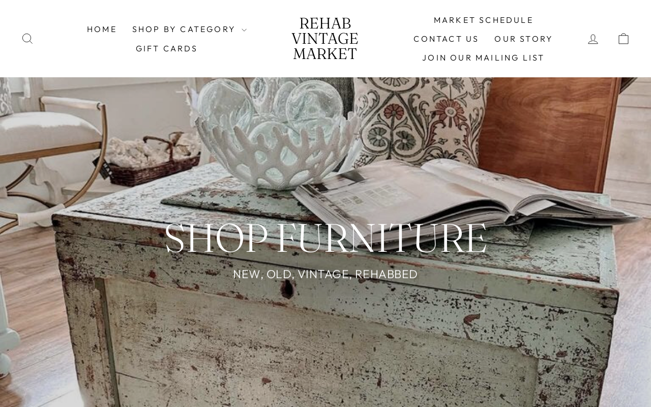 Rehab Vintage Market website preview