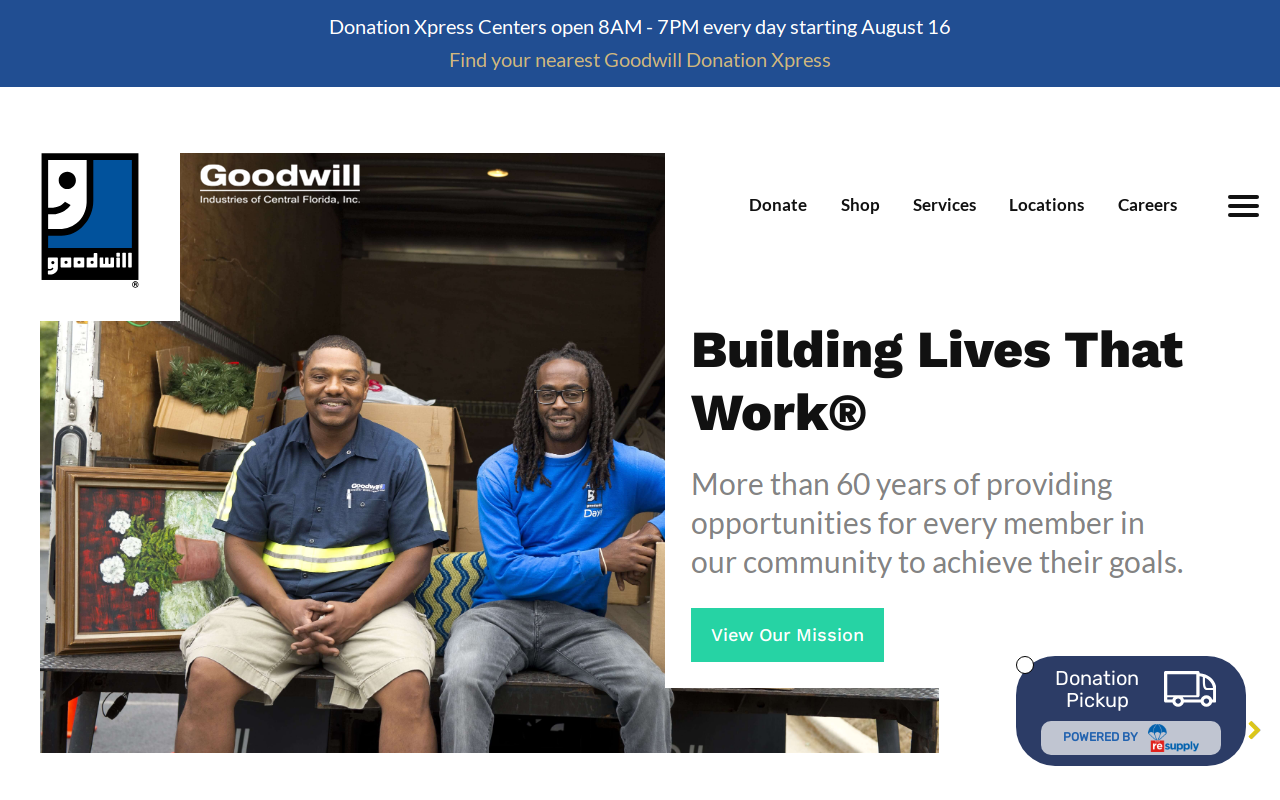 West Melbourne Goodwill Job Connection Center website preview