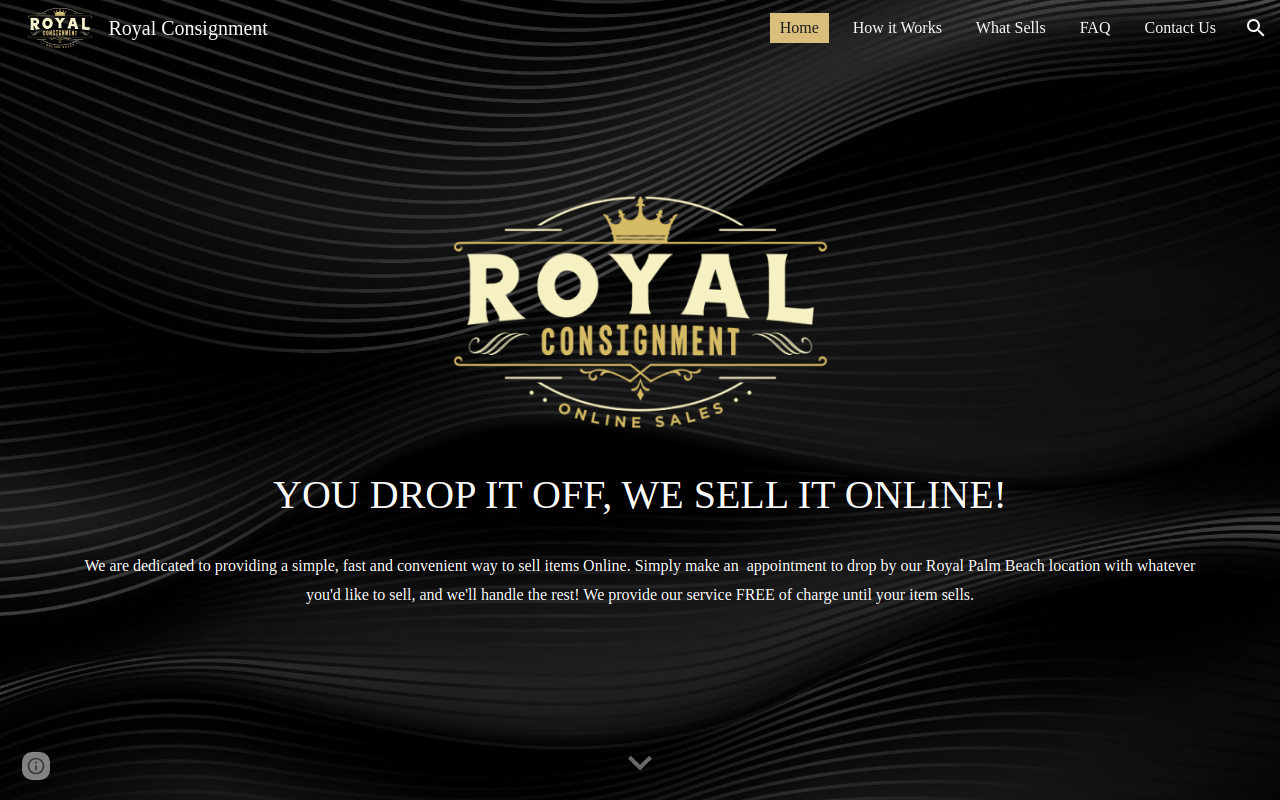 Royal Consignment website preview