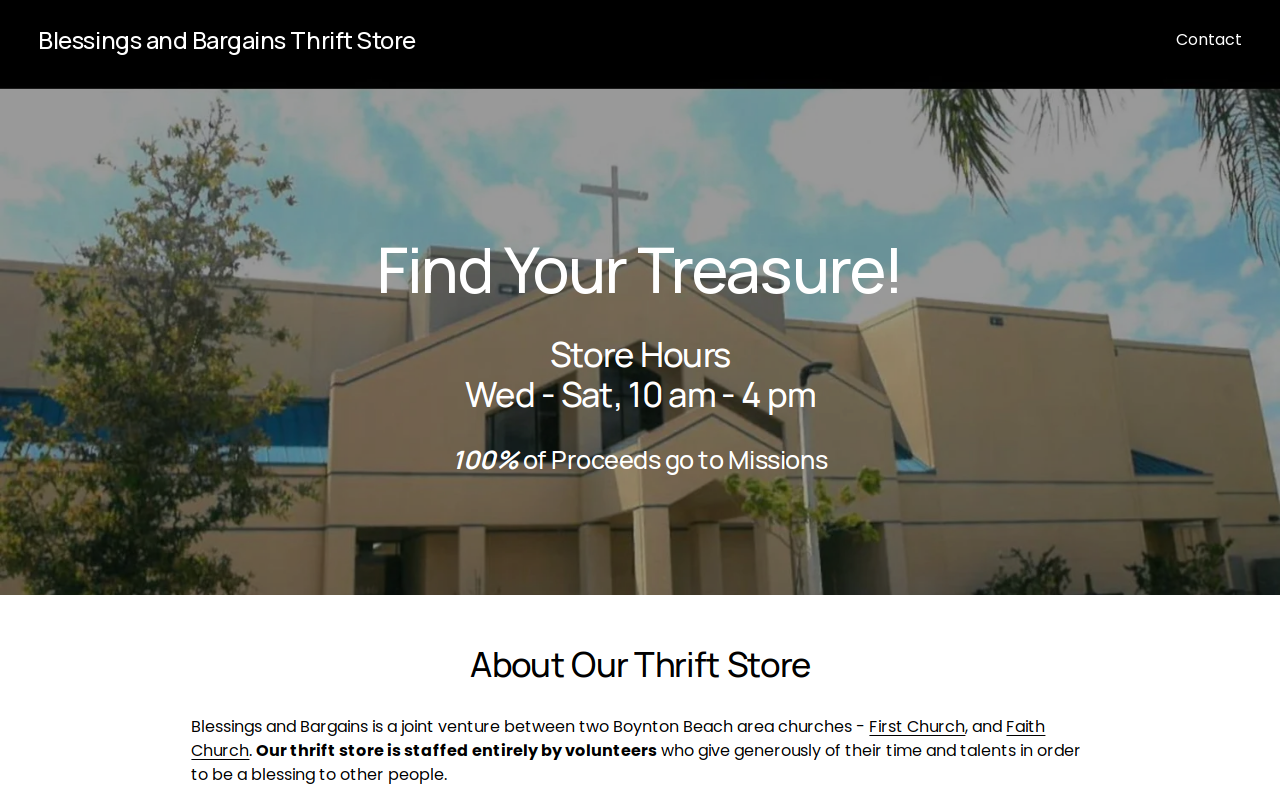 Blessings & Bargains website preview