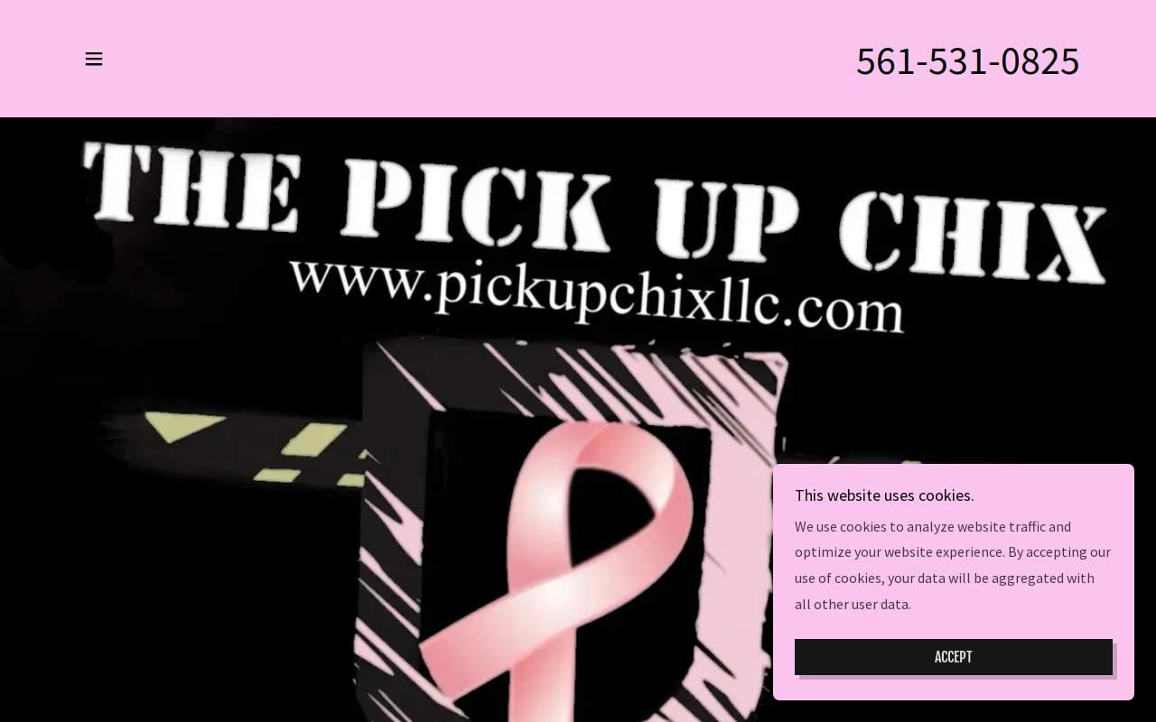 The Pick Up Chix website preview