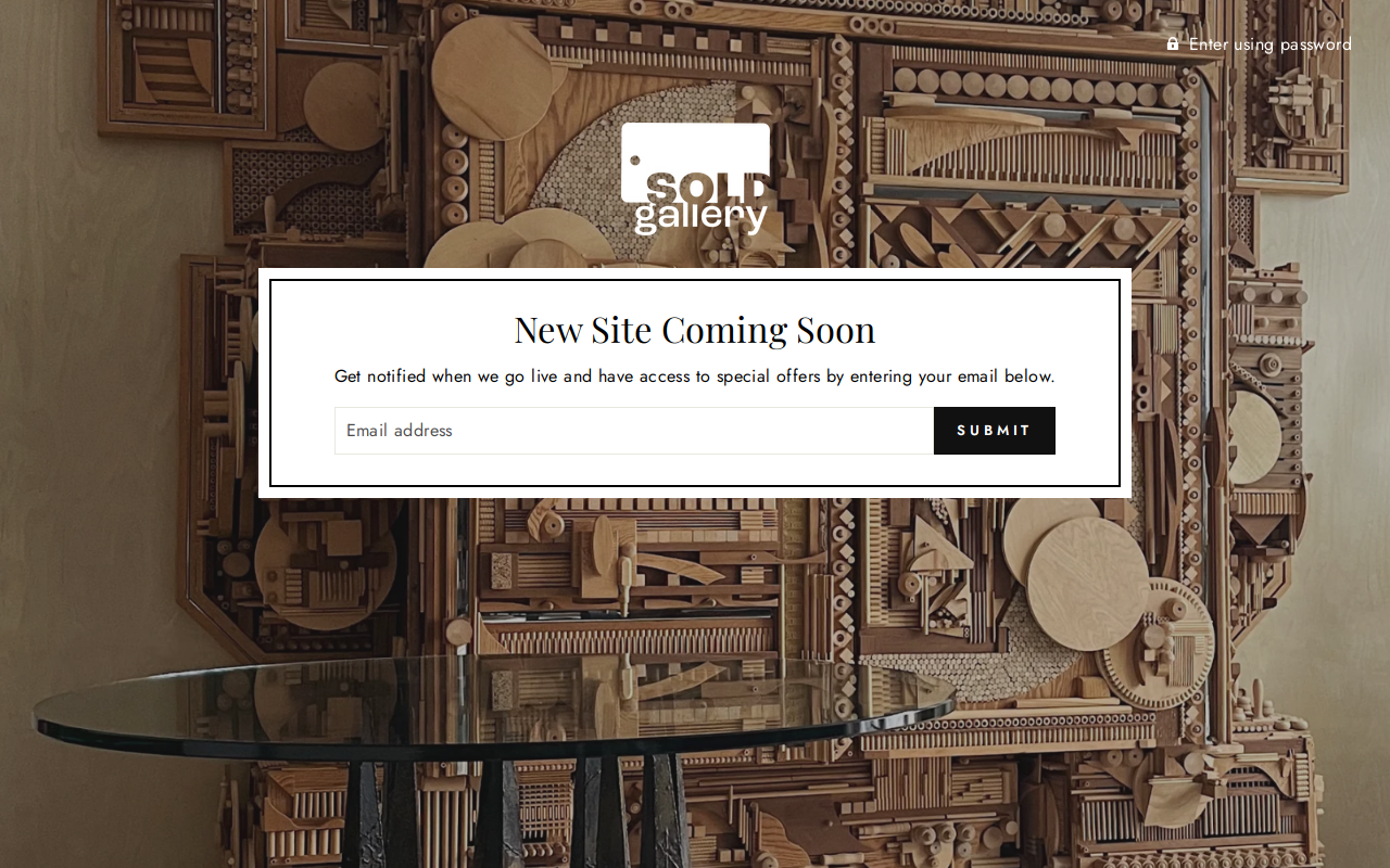 Sold Gallery website preview