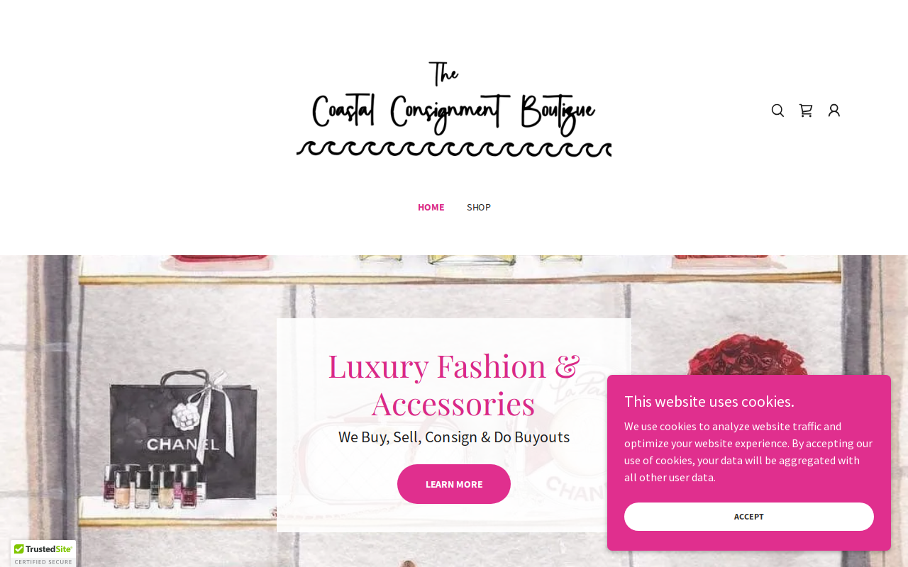 The Coastal Consignment Boutique website preview