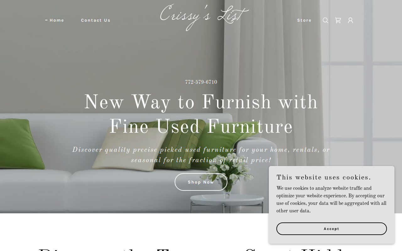 Crissys List website preview