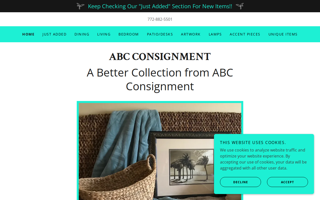 ABC Consignment website preview