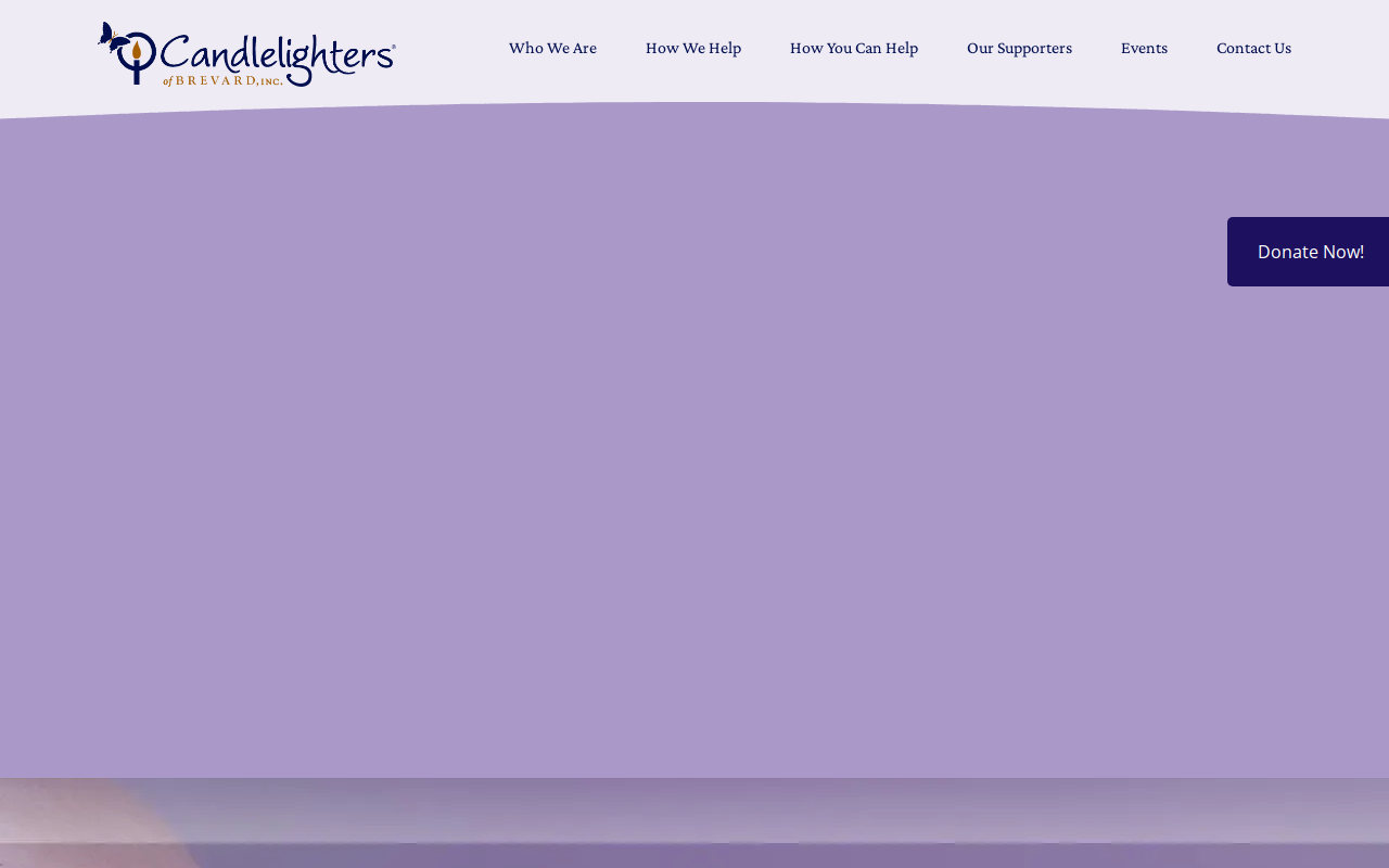 Candlelighters of Brevard, Inc. website preview