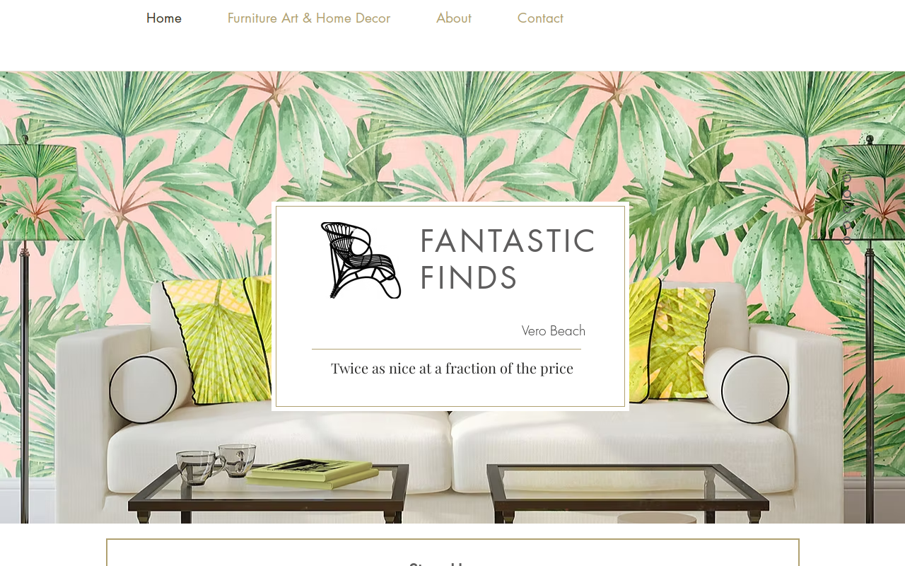 Fantastic Finds Consignments website preview