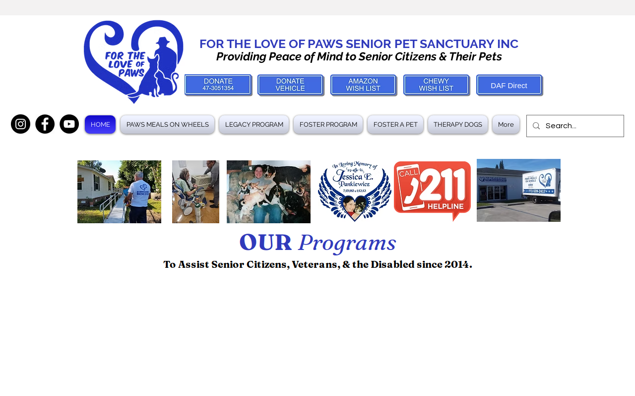 Love Of Paws Thrift Store website preview