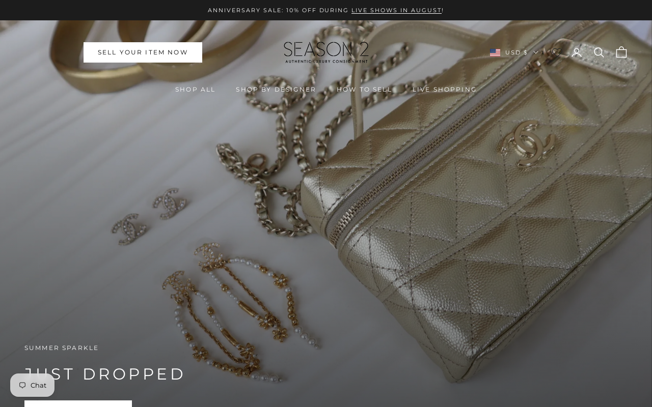 Season 2 Consign - West Palm Beach website preview