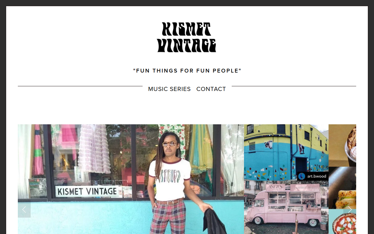 Kismet Vintage website preview