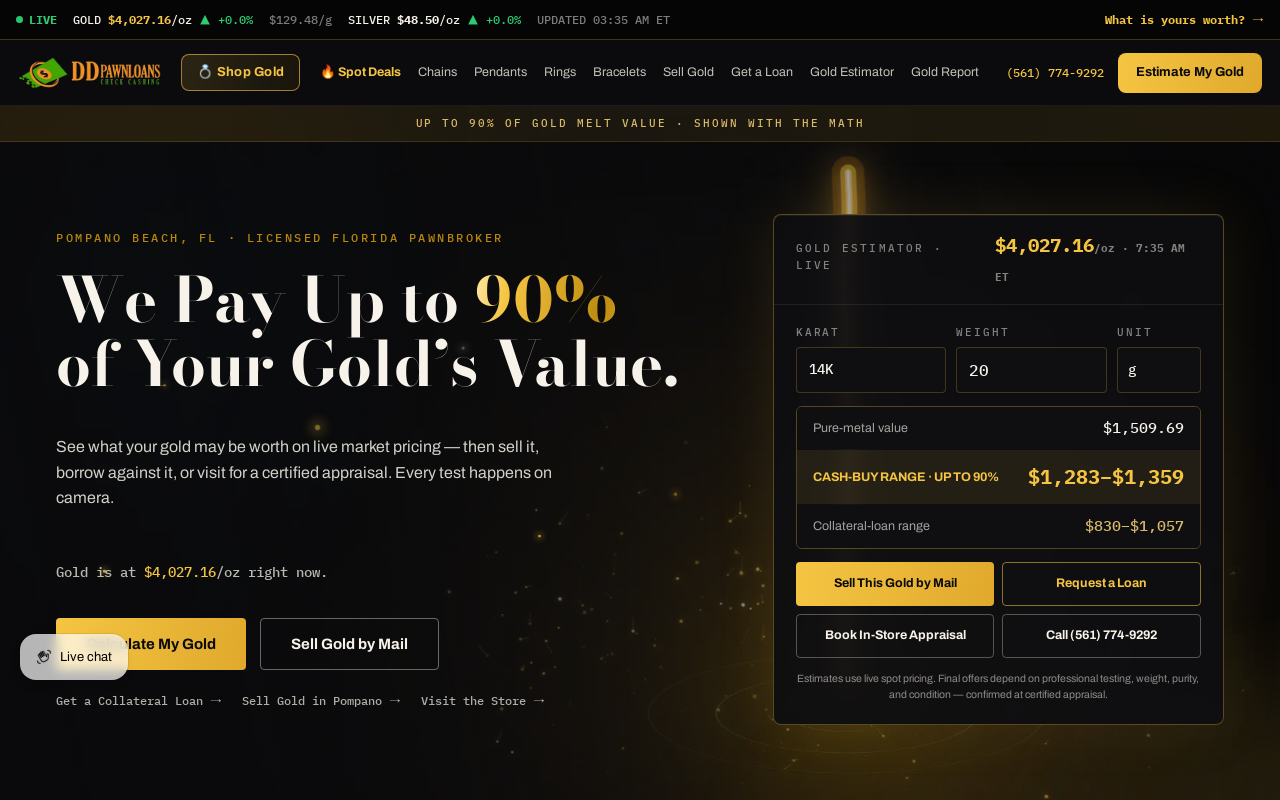Check Cashing website preview