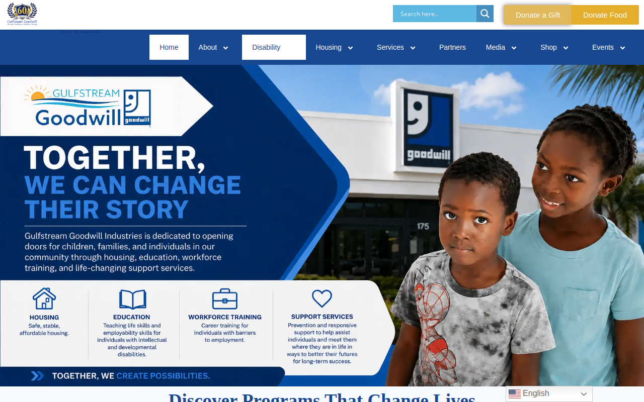 Goodwill Stuart Store & Donation Center website preview
