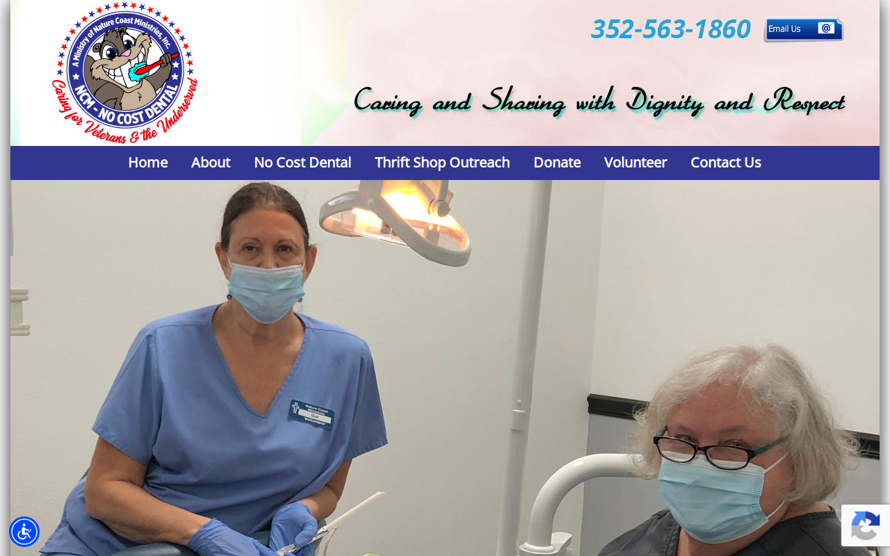 Nature Coast Ministries Inc. Thrift Shop website preview