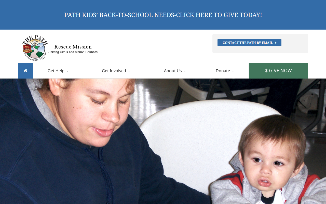 The Path Shelter Store website preview