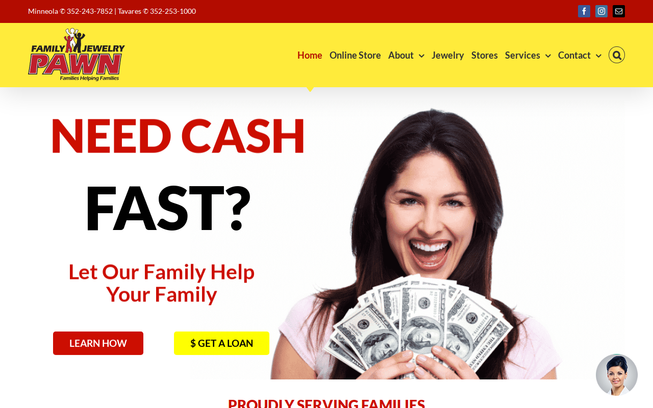 Family Jewelry & Pawn (clermont-minneola) website preview