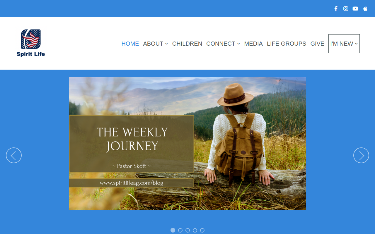 Grove Side Thrift Store website preview