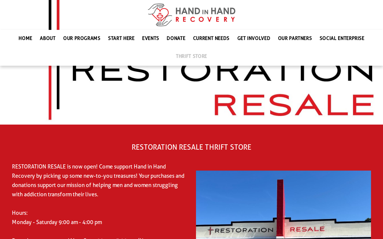 Restoration Resale website preview