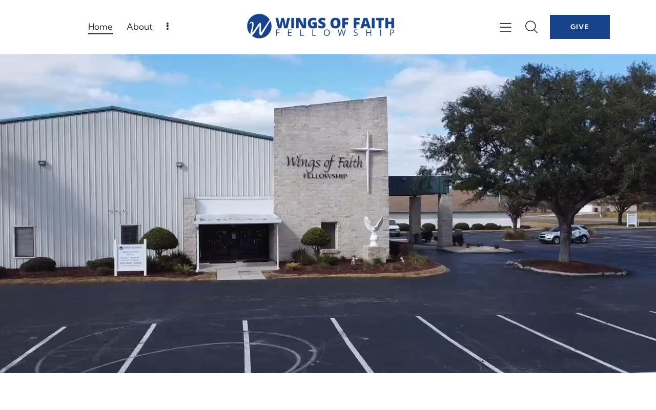 Wings of Faith Thrift Store website preview