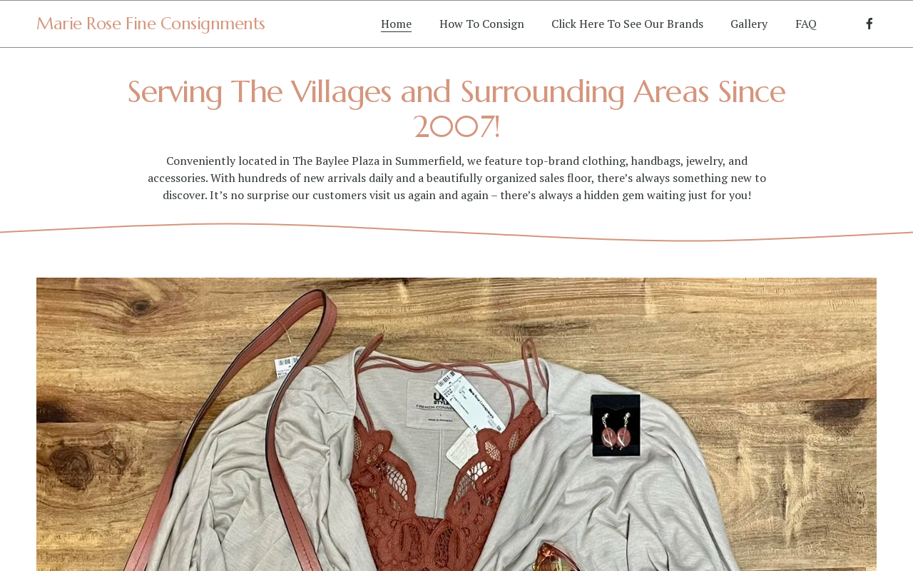 Marie Rose Fine Consignments website preview