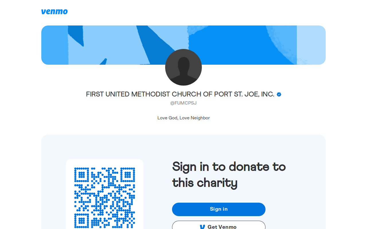 Methodist Care Closet website preview