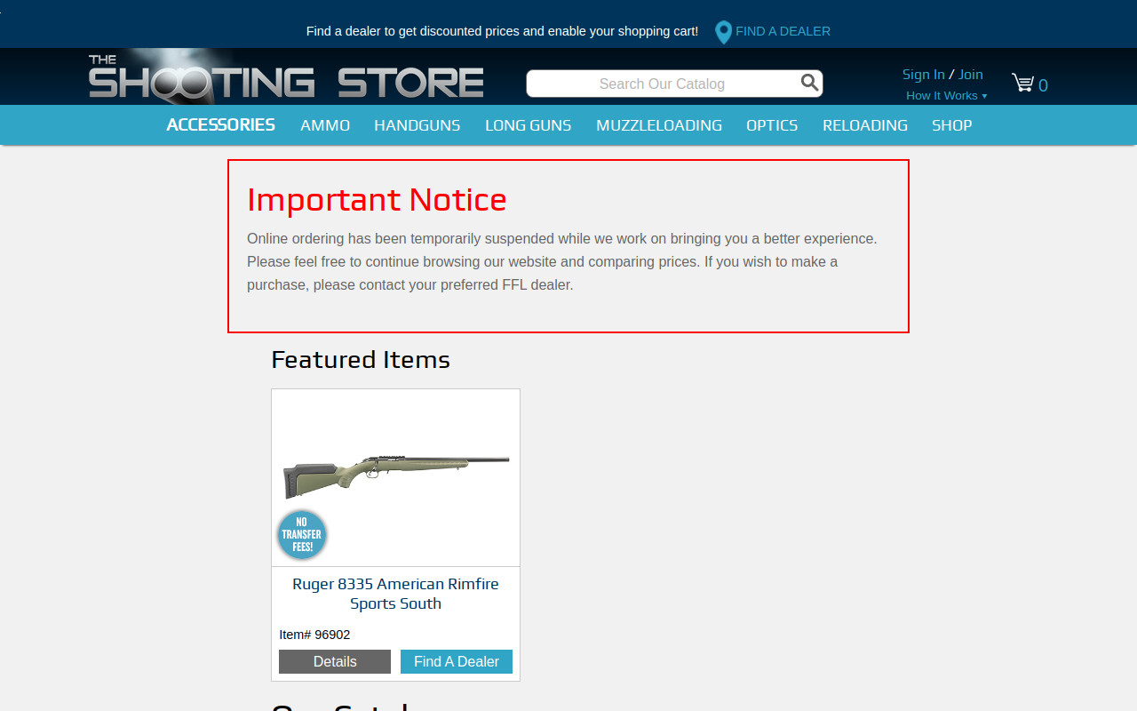 Wewa Outdoors and Pawn website preview