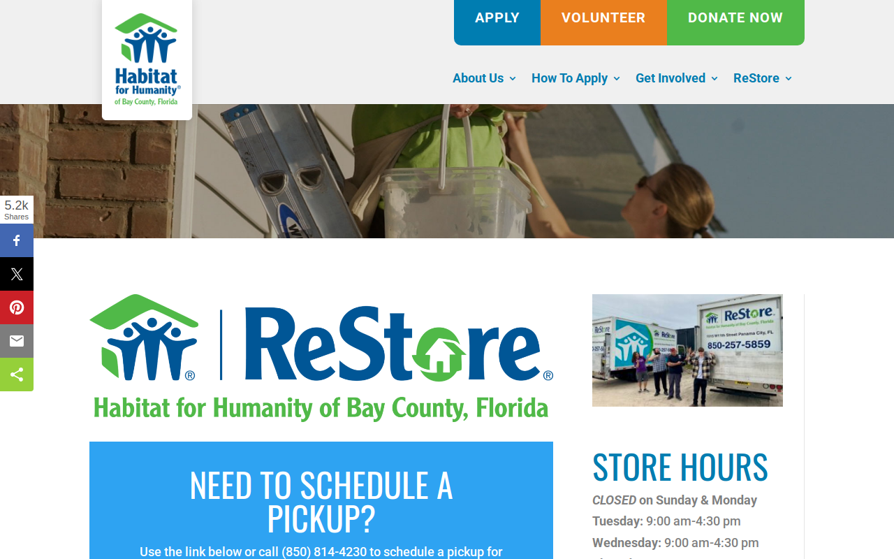 ReStore website preview