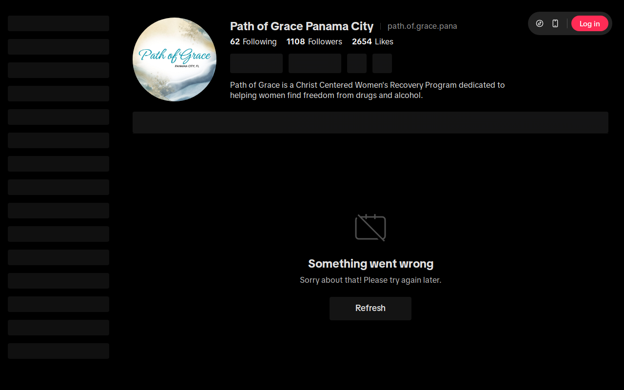 Path of Grace Panama City website preview
