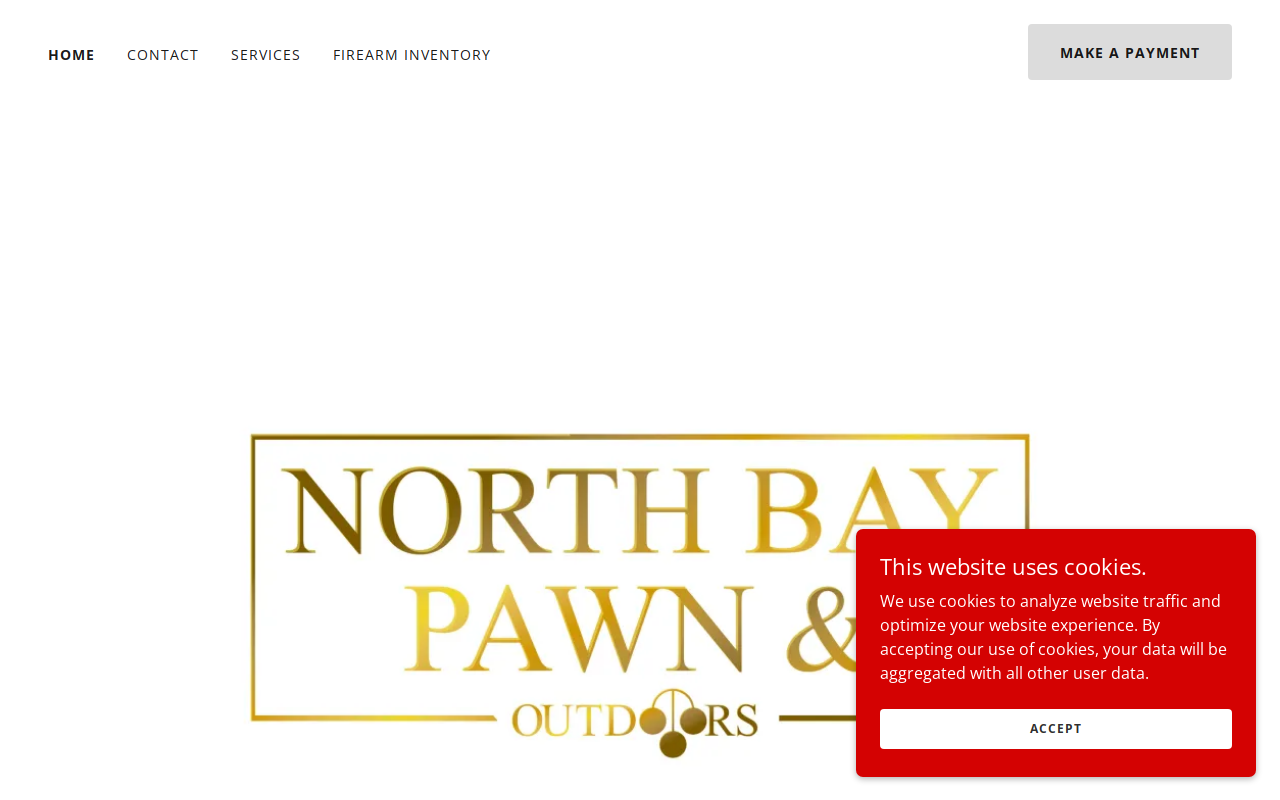 North Bay Pawn & Outdoors website preview