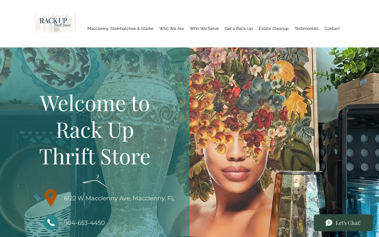 Rack Up website preview